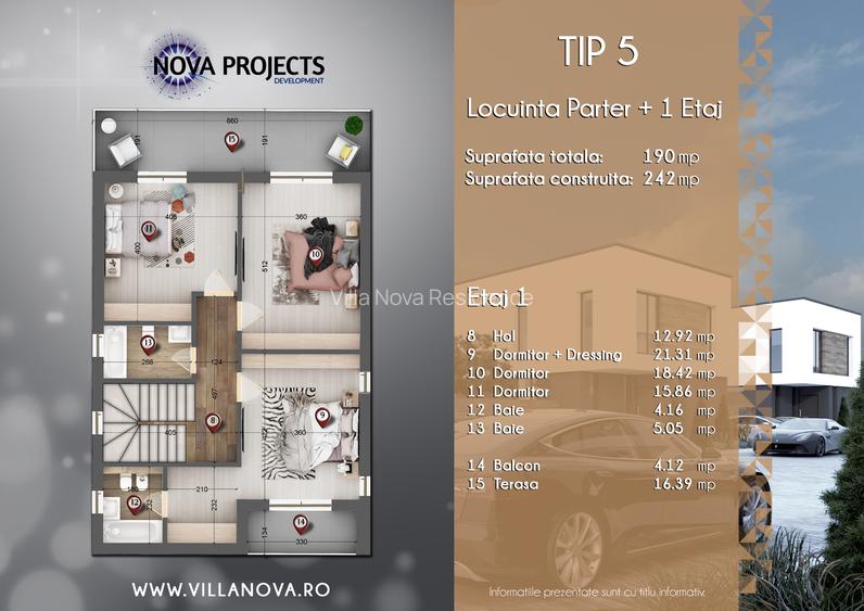 Casa cu 5 camere | HVAC |Pompa caldura |Ventiloconvectoare |Panouri fotovoltaice - 20