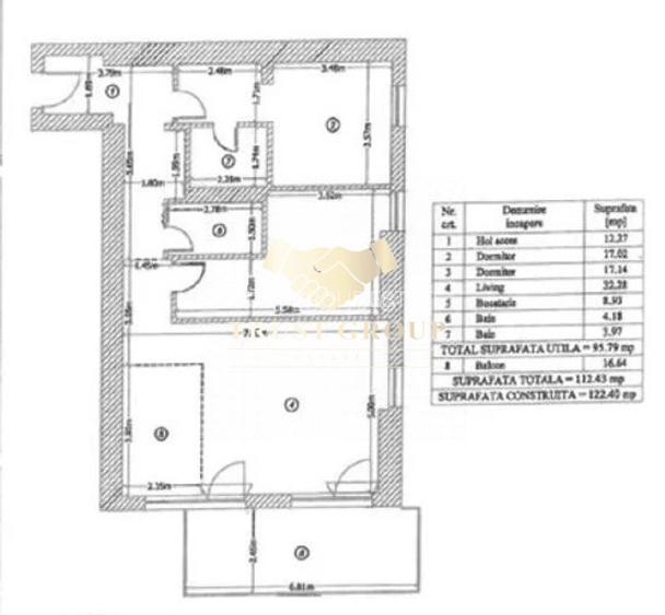 Apartament cu 3 camere de vanzare in One Herastrau Towers - 10