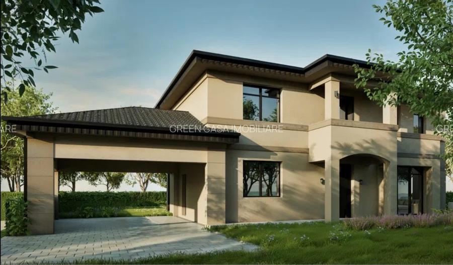 Casă individuală pasivă nZEB de vânzare în Florești, ansamblu exclusivist - 2