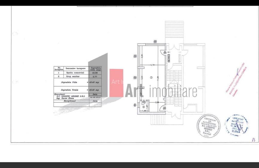 Spatiu comercial 2 etaje stradal, compartimentat - 11