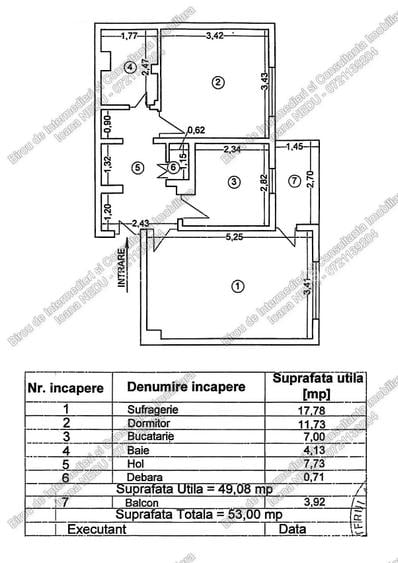 🙋 Dacia 🔸 2 Camere Decomandate 53m² Centrala Mobilat Utilat Izolat eXterior - 9
