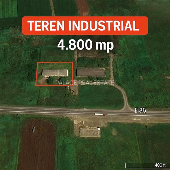 Teren industrial 4800 mp cu deschidere la E85, langa nodul A8 Letcani - 3