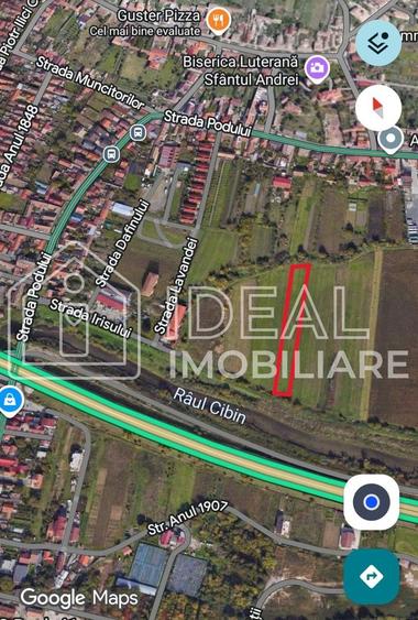 Teren 1.900 mp cu acces drum – oportunitate dezvoltare imobiliară, Sibiu