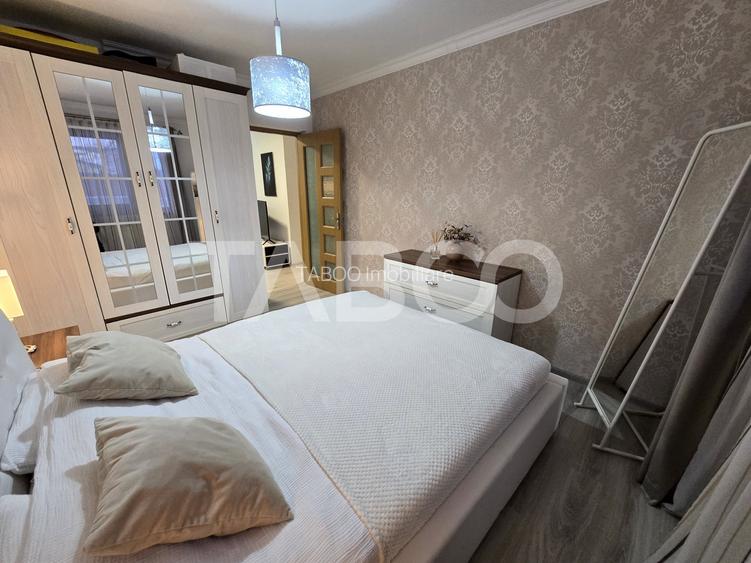 Apartament 3 camere de vanzare decomandat mobilat utilat Tilisca Sibiu - 5