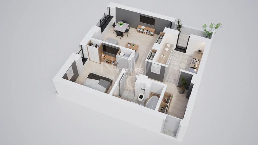 Apartament 2 camere, decomandat, ansamblu nou Calea Surii Mici - 8