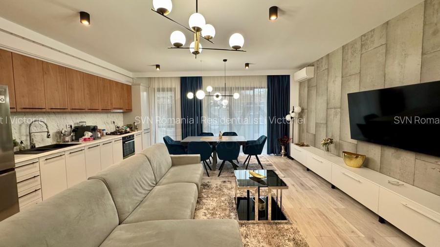 REA1026209 3 camere lux parter cu gradina complex ELA Baneasa - 2