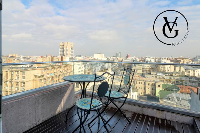 Garsoniera pe Calea Victoriei - Terasa spatioasa  - 2