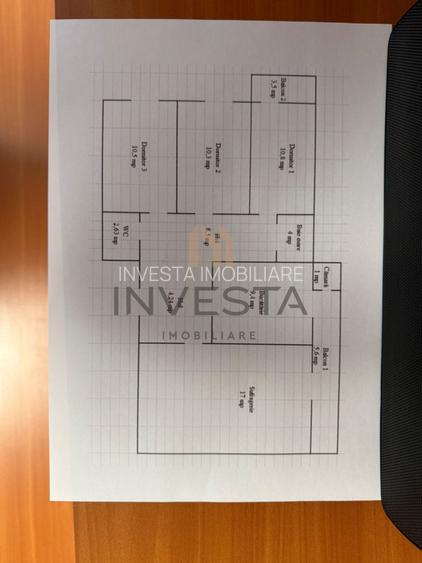 Apartament decomandat cu 4 camere si 2 balcoane - zona Marasti! - 1