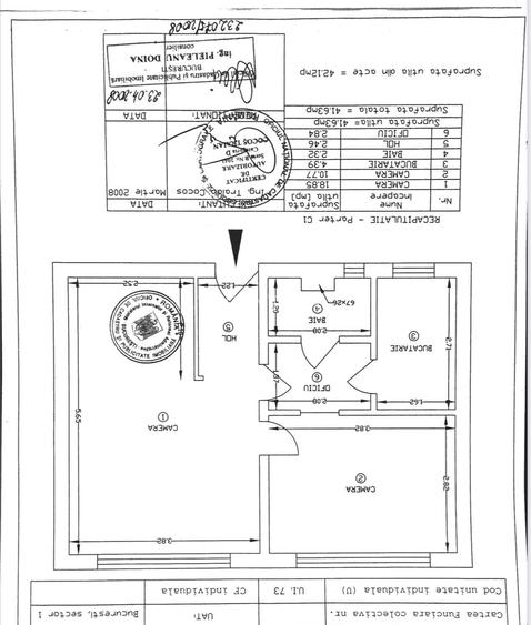 Calea Victoriei, 2 camere, mobilat complet, etaj 7, bloc solid termoizolat - 1