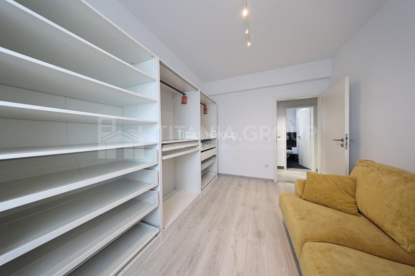 Apartament cu 3 camere, 2 bai, mobilat lux , parcare - zona Coresi - 12