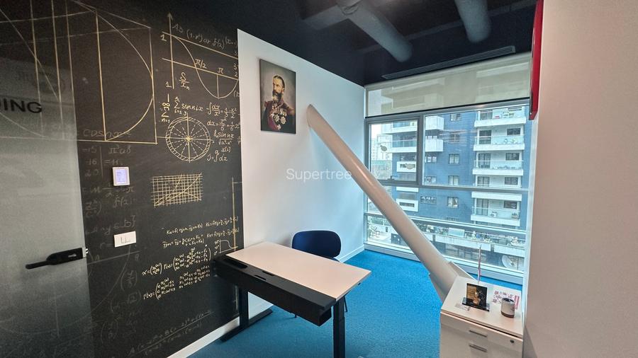 Birou privat premium (până 3 persoane, cu lumină naturală, la Supertree Pipera) - 3