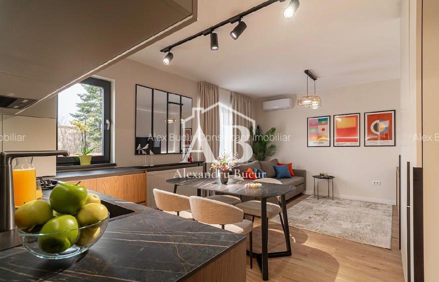 Prima inchiriere - 2 camere mobilat cu designer si cu loc de parcare - 2