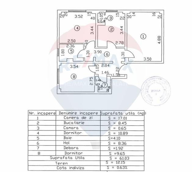 Apartament cu 3 camere de vânzare în zona Radu Negru I Braila - 9