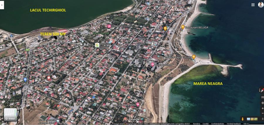 Teren de vanzare Eforie Sud,500 mp cu deschidere Bulevardul Republicii - 2