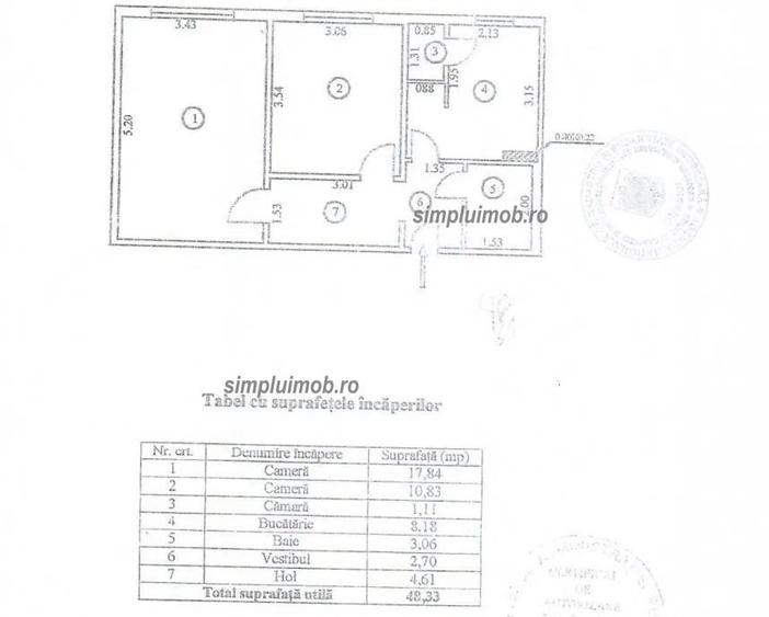 Decomandat mobilat parcare 2 camere Huedin Brancoveanu - 1