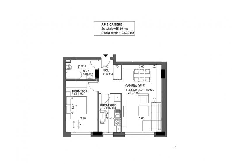 Proiect premium - zona Campus, predare la cheie, ap 2cam de vanzare. - 9