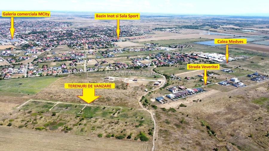 Terenuri de vanzare  Moșnița Nouă – TOATE UTILITATILE-plata RATE - 5