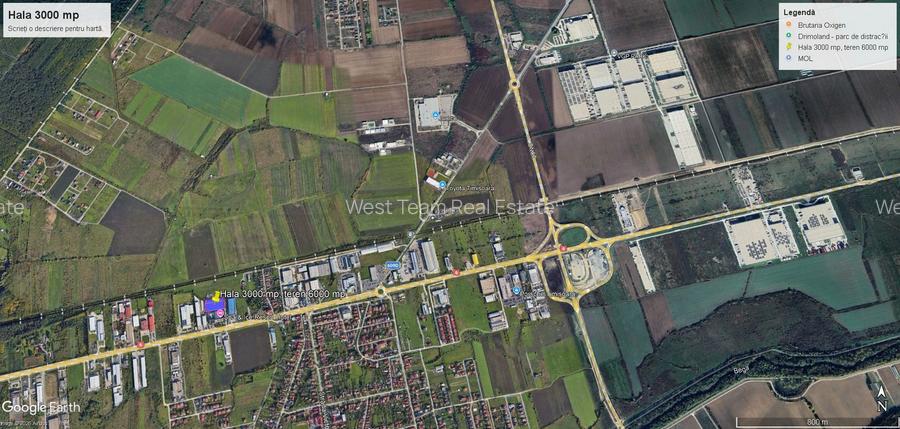 Hala logistica/industriala de vanzare in Timisoara-Calea Lugojului 3000 mp. - 2