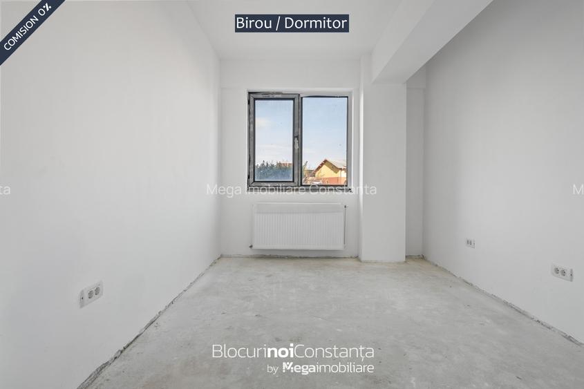 ✅Parter înalt: 2 camere + birou (tip 3 camere) | 62mp utili + balcon - 4