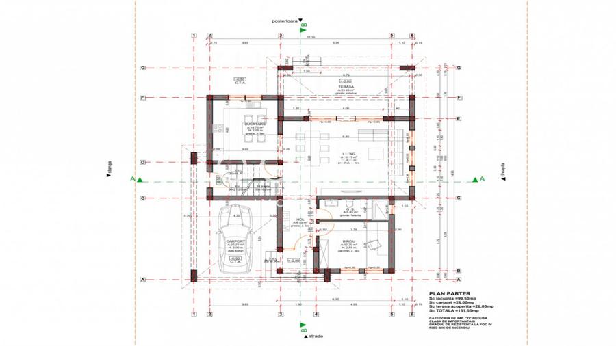 Casa individuala 5 cam, teren 525 mp, carport, Calea Cisnadiei - 7