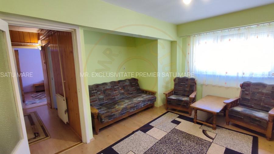 De Inchiriat Apartament 2 camere Republicii Etaj III - Carei-Comision 0% chirias - 2