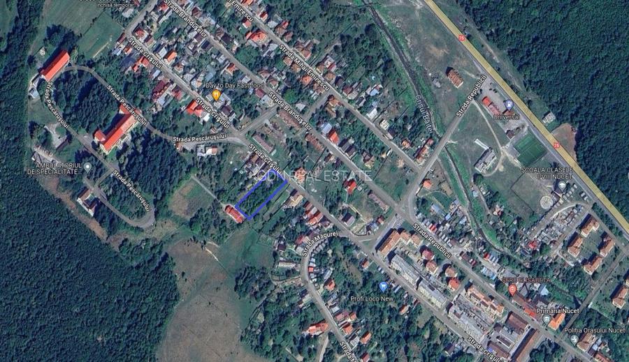 Teren intravilan + teren extravilan, suprafață totală 8.489 mp, Nucet - 2