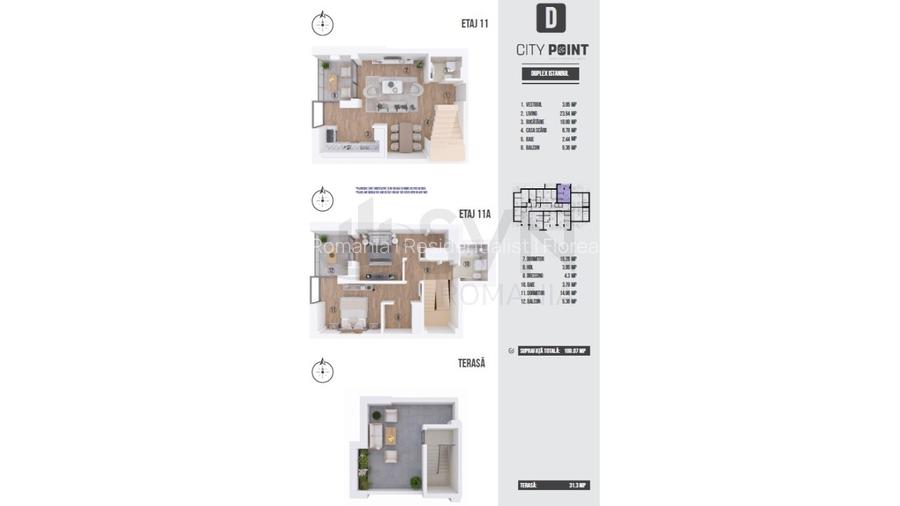 REA1026641 Duplex 3 camere Aviatiei I Direct Dezvoltator I metrou Aurel Vlaicu - 19