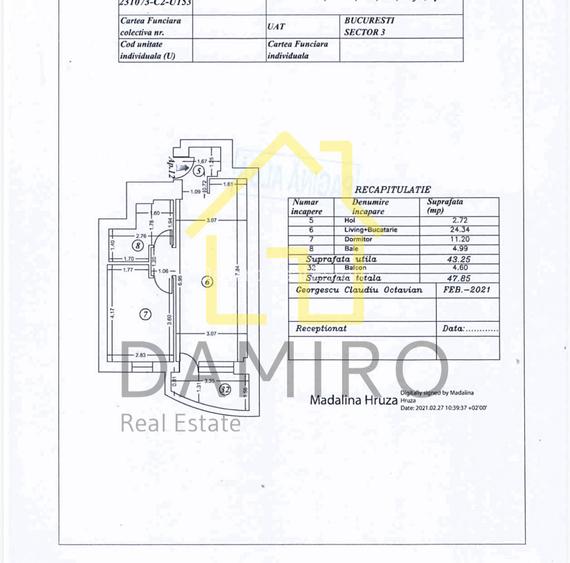 Apartament 2 camere GViTown metrou Mihai Bravu Vitan Vacaresti Mobilat/Utilat - 9
