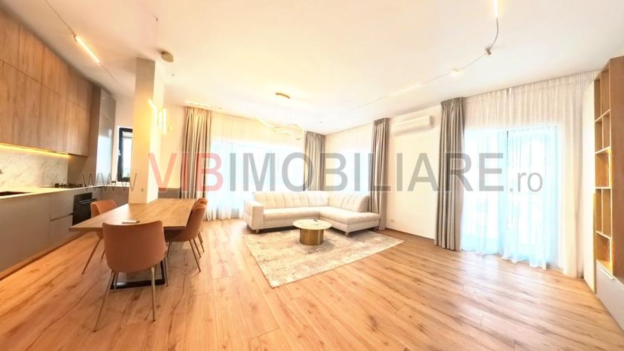 Apartament exclusivist 4 camere Tunari-Otopeni – Terasă de 85 mp – Parcare incl