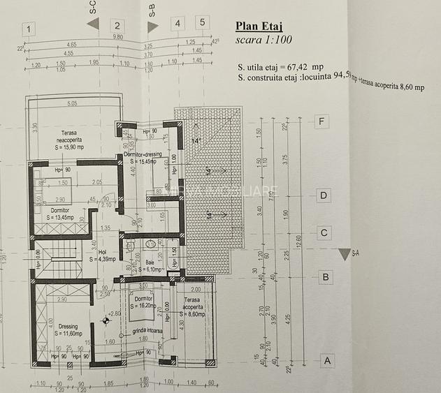 Vilă luminoasă, 4 camere, cu teren generos – Com. Plopu - 60
