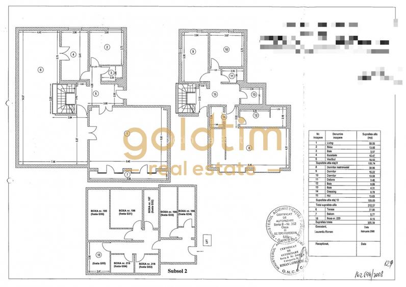 PENTHOUSE DUPLEX SPECTACULOS 305MP/TERASA 77MP/2LOCURI PARCARE/2BOXE/FLOREASCA - 30