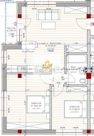 Apartament 3 camere Zona Teilor / Floresti - 8