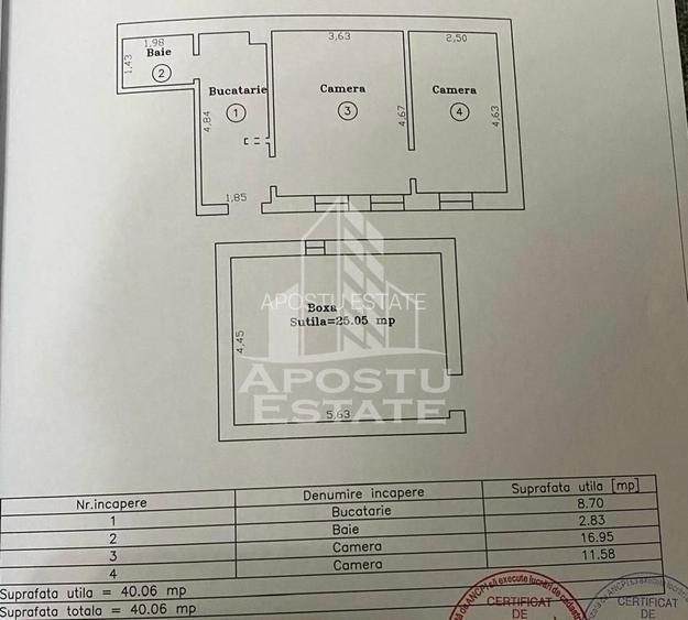 Apartament 2 camere, curte comuna,zona Traian - 11