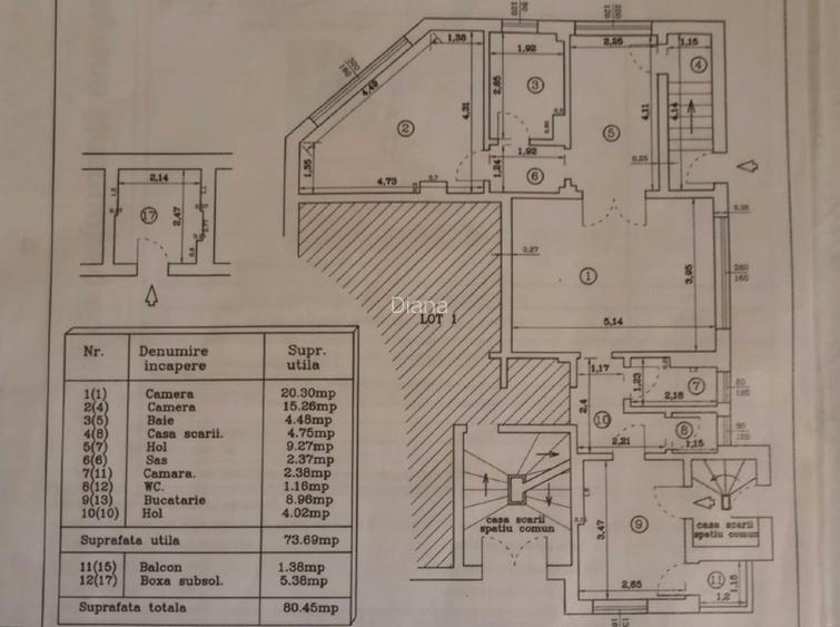 Direct proprietar | 2 camere în vilă, 74 mp, Foișorul de Foc - 14