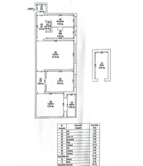 80000 euro!!!  Apartament 3 camere, centrala, Gheorghe Lazar - 1