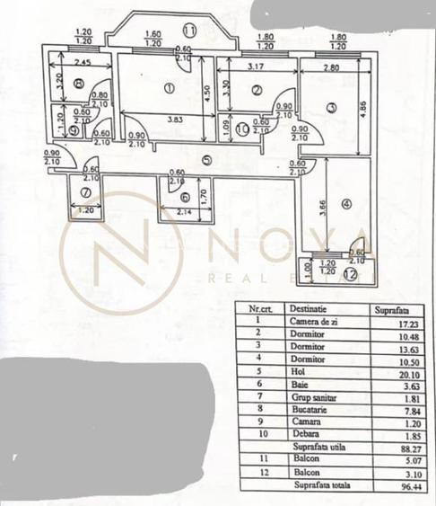 Apartament cu 4 camere Renovat 96 mp | Lujerului Militari - 9