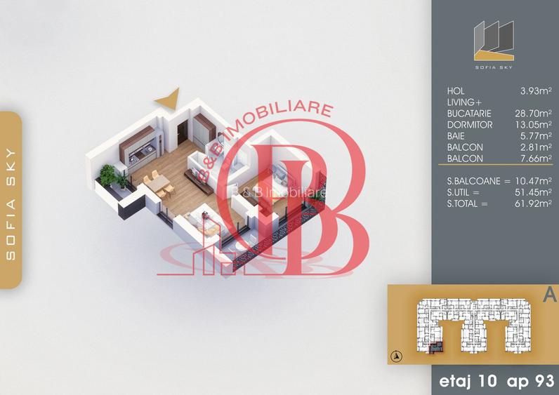 PROMO Apartament 2 camere 7 min Metrou Teclu Mutare Rapida - 2