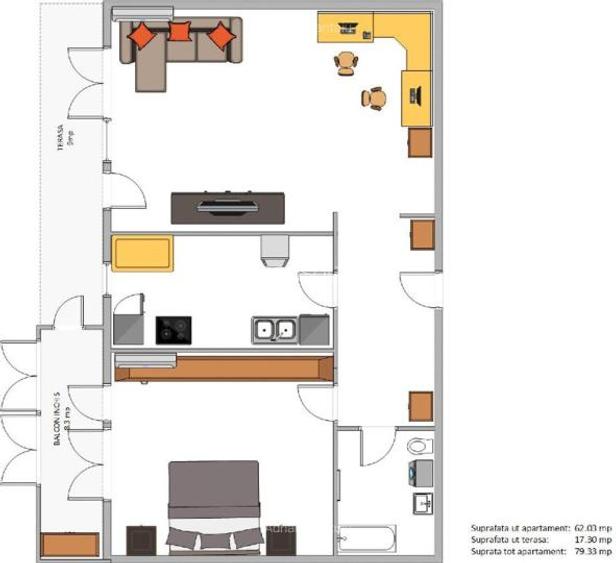 Prelungirea Ghencea | 2 Camere | Centrala | 2xParcare | 80mp - 4