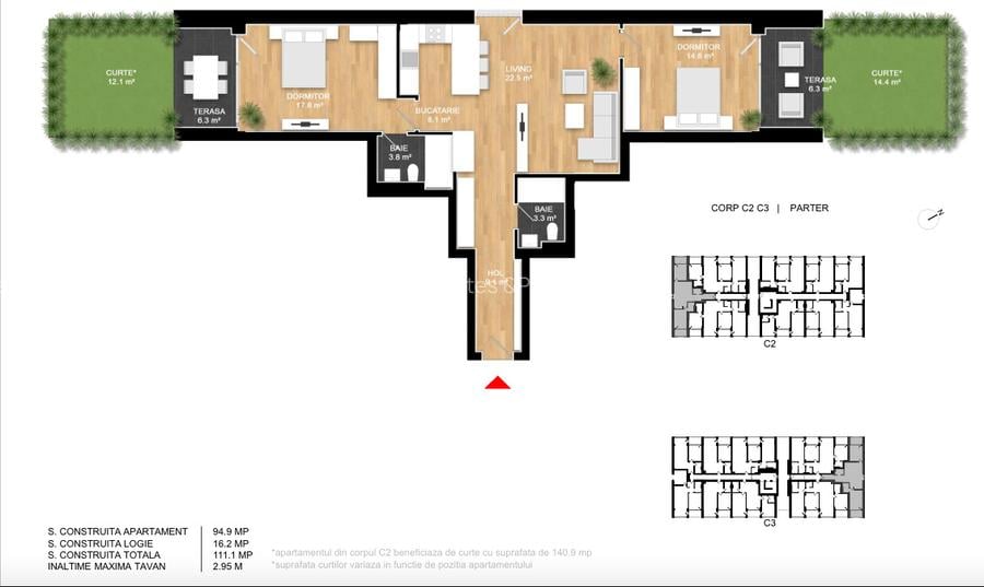 Apartament 3 Camere Pipera | Millo 8 | Modern, gradina & terasa | Investitie - 3