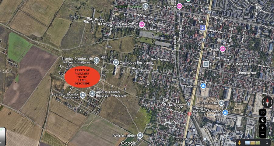 Teren de vanzare in Mgurele Cartierul Pomilor - 2