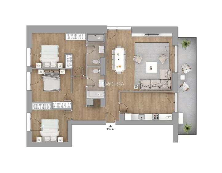 Apartament 4 Camere | HERCESA VIVENDA PRIME - 1