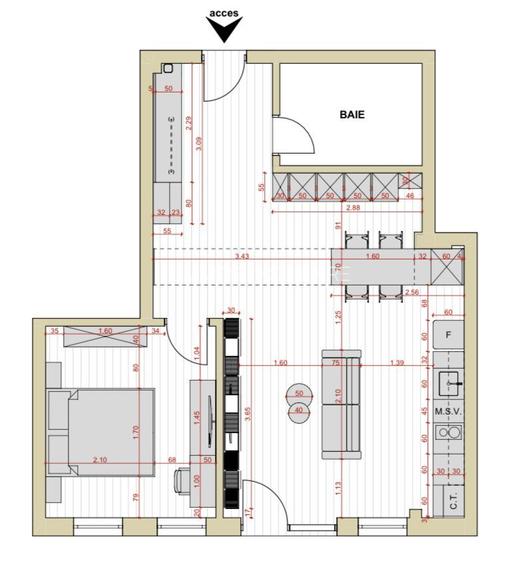 Apartament 2 camere zona Interservisan - 6