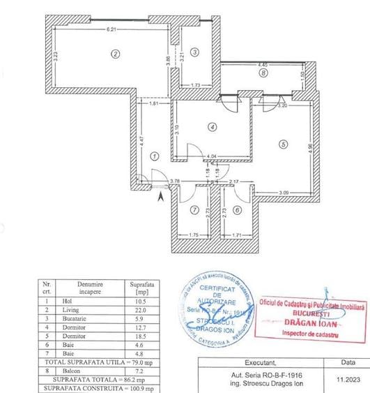 Apartament de vanzare 3 camere One Cotroceni Park - 15