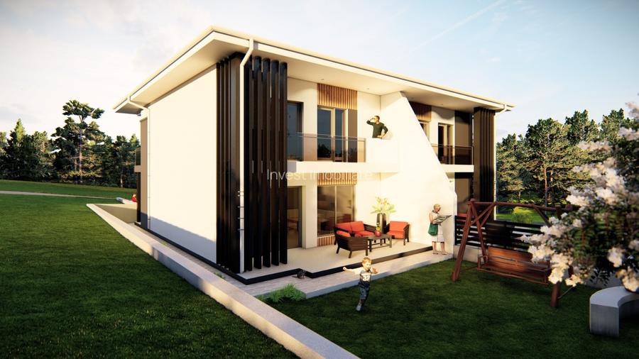 Locuință cu 4 camere/2 băi, 115 MPU, arhitectură modernă - 4