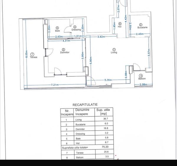 AVIATORILOR,Docenților, 2 camere lux, finisaje premium, prima inchiriere,TERASA - 7