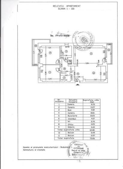Proprietar,Bd Ion Mihalache apartament 3 camere,mobilat,complet utilat,zugravit - 1