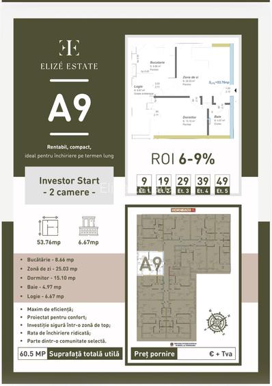 Comision 0 ! Alege calitatea Elize Estate, apartamente langă British School. - 1