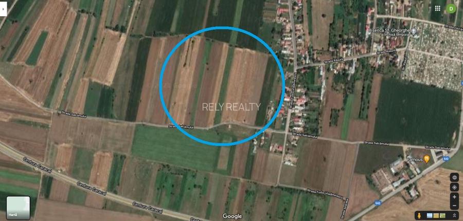 Teren Caracal / Str. Salcamului, 3.585 mp, 7 EUR / mp, comision 0% - 3