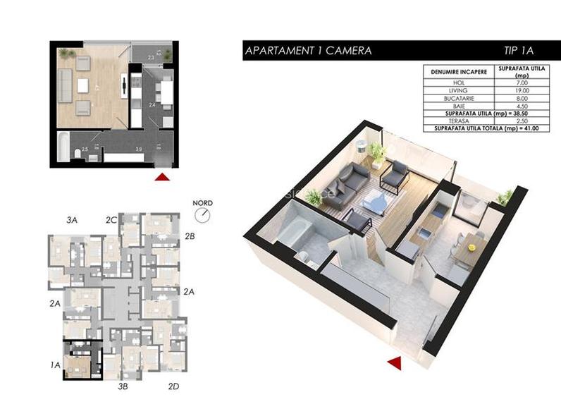 Garsoniera Dotari Premium Incalzire in Pardoseala Ansamblu Nou Rahova - 10