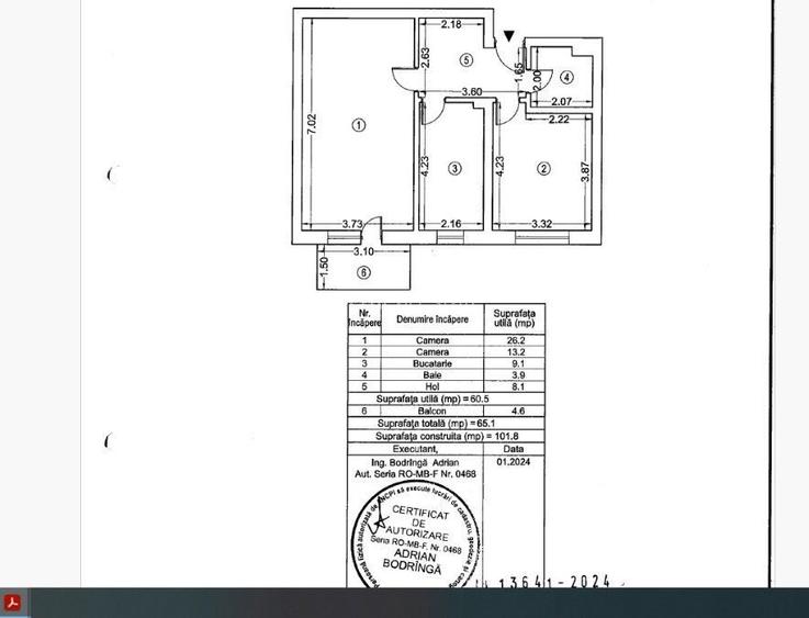 Apartament 2 camere de vânzare – Exigent Plaza, Bulevardul Timișoara - 16